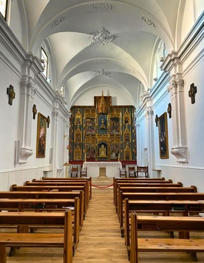 Visiting Cuenca - chapel in Hospederia del Seminario
