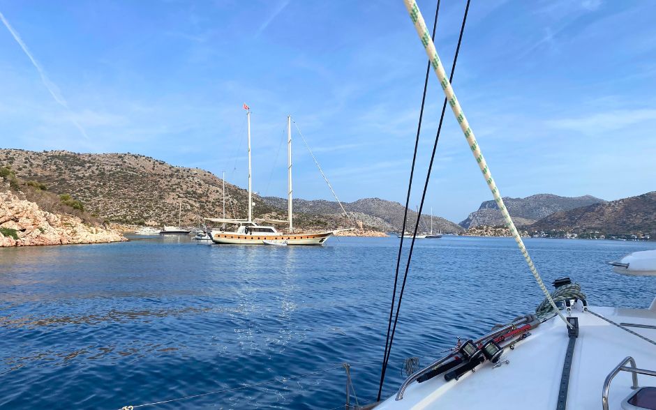 Sailing in Turkey - Admiring Gulet boats