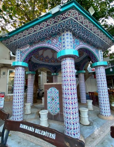sailing in Turkey - fountain in Bozburun