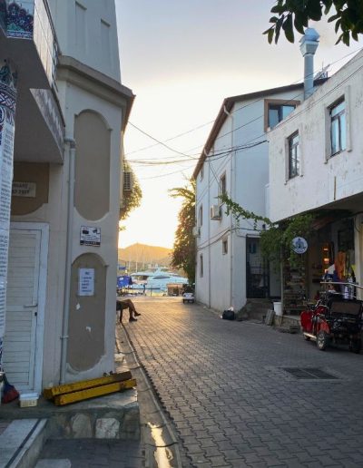 sailing in Turkey - sunset in Bozburun