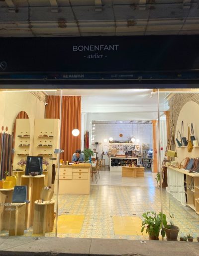 Barcelona's Gothic Quarter - Bonenfant leather shop