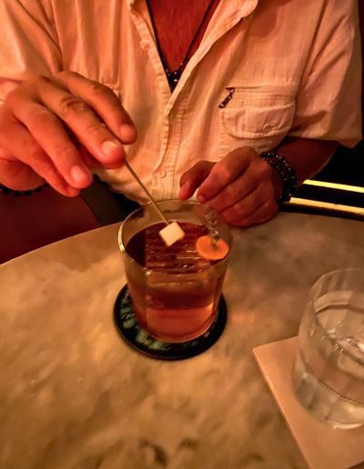 Barcelona's Gothic Quarter - the Great Gatsby cocktail at Paradiso