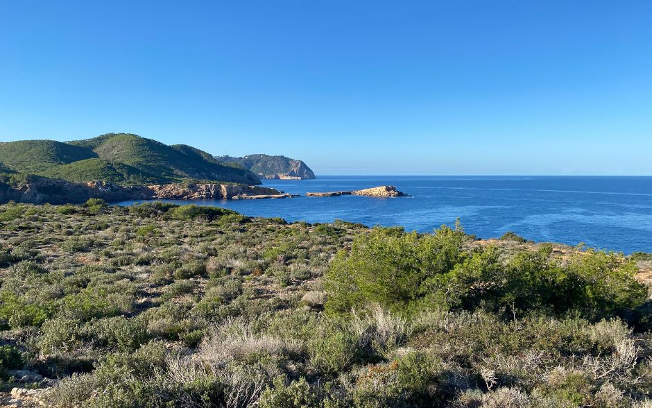 Off-Season in Ibiza - north coast trail view