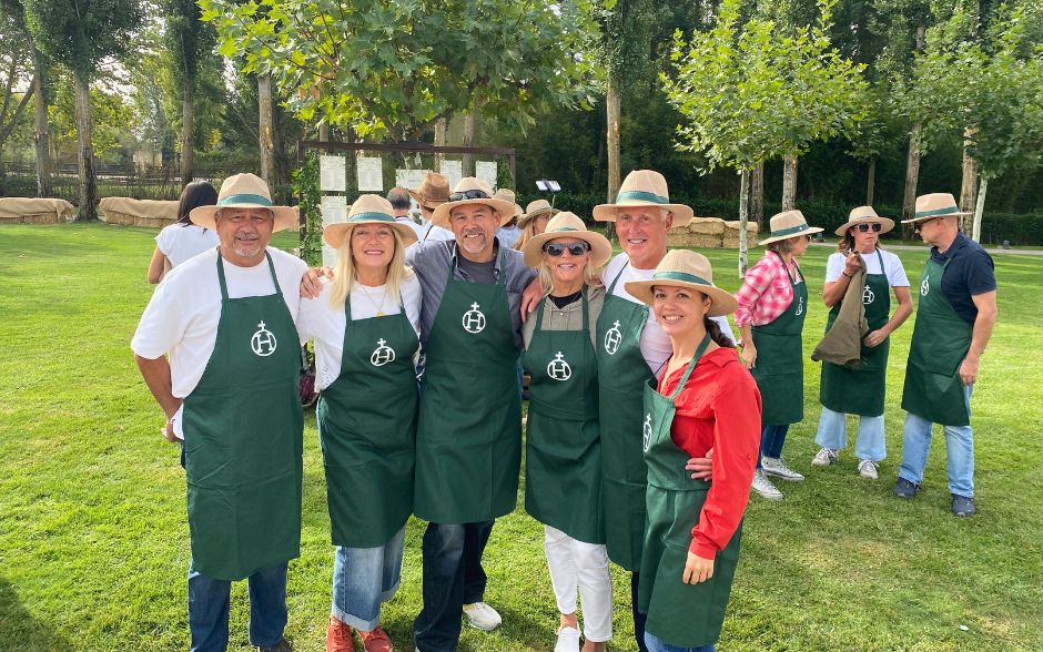 Grape Harvest Festival in Spain - Group Pic