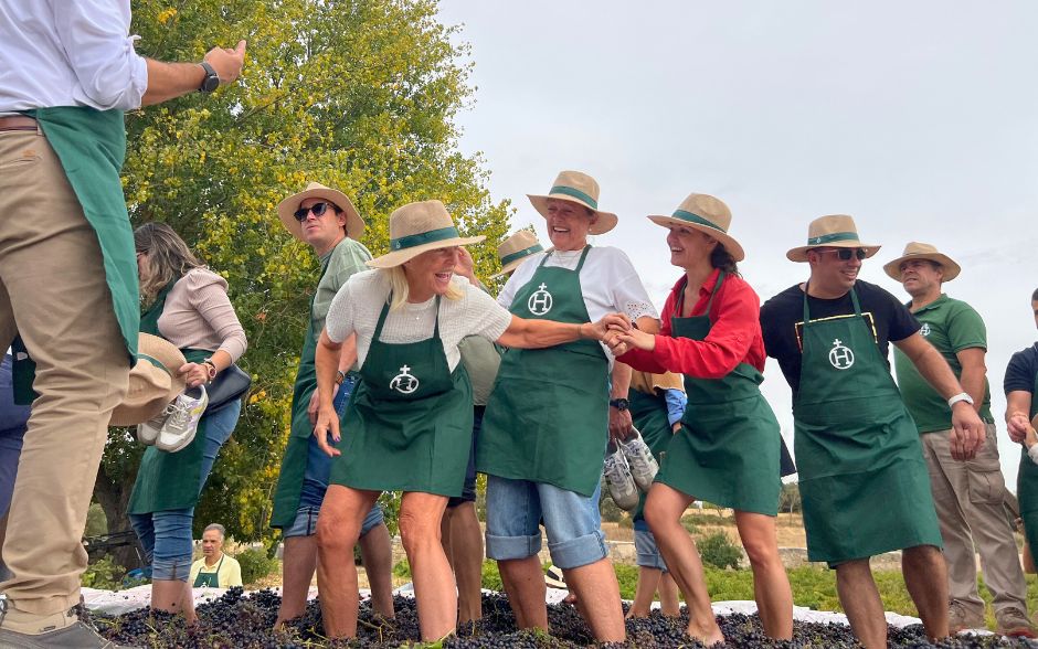 Grape Harvest Festival in Spain - Stomping Grapes 3
